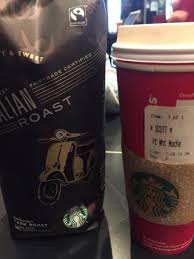 Remember, coffee is like produce. Italian Roast Ground For A French Press Picture Of Starbucks Prosper Tripadvisor