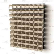 Wall Mounted Louvered Panels With