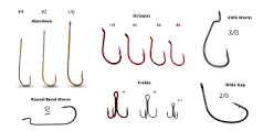 What are size 6 hooks good for?