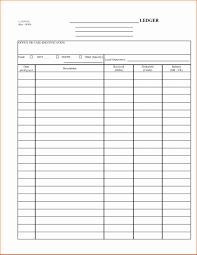 Small Business Ledger Template Simple Accounting Spreadsheet