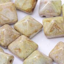 Your alabaster stone stock images are ready. 12mm Twin Hole Pyramid Beads Alabaster Stone Pack Of 5