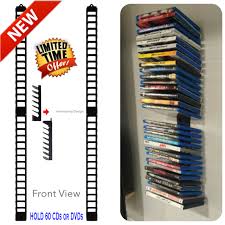 Wall Mount Dvd Rack For