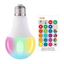 rgb color changing light bulbs with
