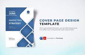 cover page template in word free