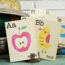 Free Printable Vintage Flash Cards I