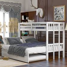 churanty twin over pull out bunk bed