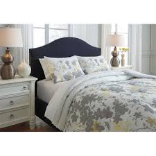 maureen gray yellow queen comforter set