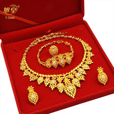 dubai 24k gold plated boutique jewelry
