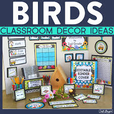 bird clroom theme ideas for