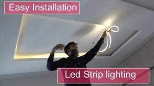 led strip lights installation false