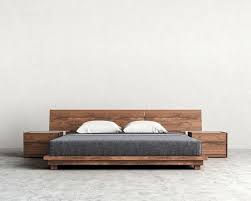 Low Height Wooden Double Bed
