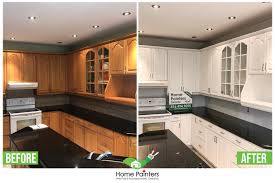 the painting kitchen cabinets process