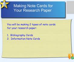 Bibliography Cards Electronic cards will be made in Microsoft PowerPoint   Keep information about your sources 