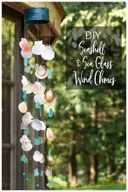 Diy Sea Glass Wind Chime With Seass