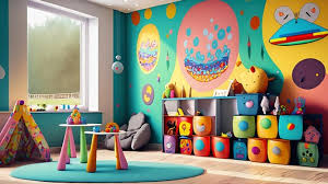 Interactive Wall Decals And Toy Storage