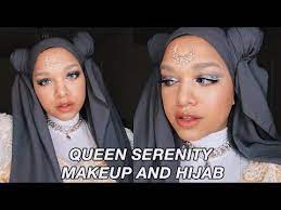 queen serenity makeup and hijab