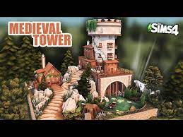 Meval Tower Sims 4 Castle No Cc