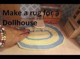 crochet dollhouse rug diy you