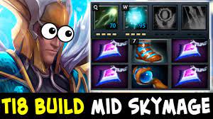Items build as a prime support in the team you should buy some supportive items like courier and wards. Wtf Build Mid Skywrath Mage Ti8 Eu Finals Youtube