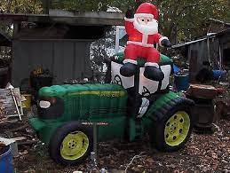 Check spelling or type a new query. 8 Ft Christmas Air Blowup Inflatable Santa On John Deere Tractor 1505387068
