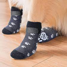 double side anti slip dog socks for hot