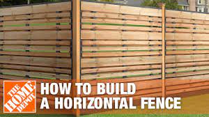 However, as inexpensive fencing ideas go, we think the methods we've illustrated above, are probably the best and the cheapest diy privacy fencing you can install. How To Build A Horizontal Fence The Home Depot Youtube