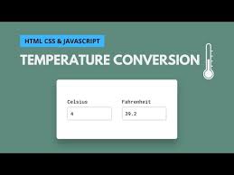 html css javascript celsius