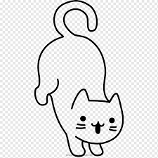 Cats have been each others companions for centuries of documented history. Cat Coloring Page For Kids Coloring Book Drawing Cat White Mammal Face Png Pngwing