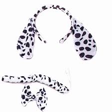 Make sure to add a little glue right above the headband. Kids Boys Girls Dalmatian Dog Ear Headband Bow Tie Tail Animal Cosplay Carnival Party Dance Costume For Kids Christmas Party Diy Decorations Aliexpress