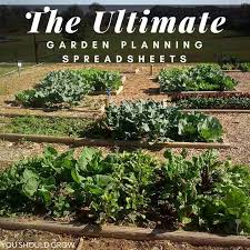 Vegetable Garden Planning Spreadsheets