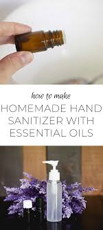 homemade hand sanitizer with alcohol