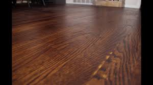 staining wood floors you