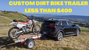 easy diy dirt bike trailer less than