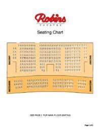 robins seating chart 8 14 19 robins