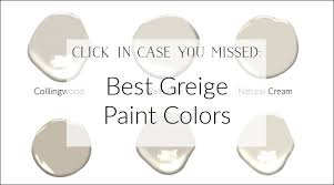 Best Gray And Greige Paint Colors From