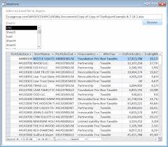 selecting and importing excel file and