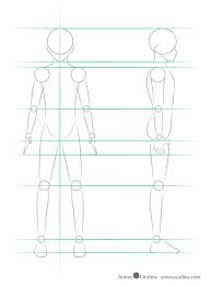 The first step is just for the guide lines. How To Draw Anime Male Body Step By Step Tutorial Animeoutline