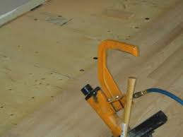to install tongue and groove flooring