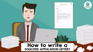 solicited application letter
