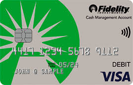 atm debit card fidelity debit card