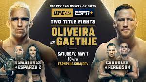 UFC 274: Oliveira vs. Gaethje on ...