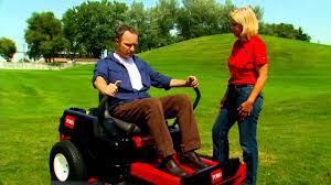 How to Operate a Zero Turn Riding Lawn Mower from Toro - YouTube