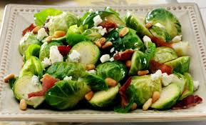 roasted brussels sprouts with blue