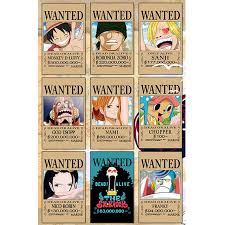 Our first recommendation today is this 16 piece set from cosplaywho. Taicanon 9pcs Set Anime One Piece Poster Cartoon Anime Kraft Paper Poster Luffy Wanted Poster Wall Art Mural Home Decor 19 29x11 02 Inch Walmart Com Walmart Com