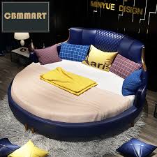 Bedroom furniture luxury king size modern. Luxury Bed Modern Bedroom Furniture Set King Size Round Bed Bedroom Sets Aliexpress
