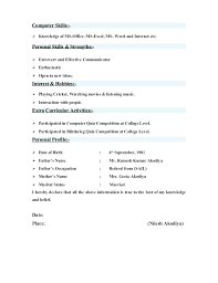 Basic Resume Template Microsoft Word 2010 Templates Free Download