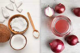 onion juice coconut oil for hair growth