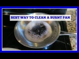 stainless steel burnt pan or pot