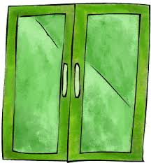 the secret to green glass doors the