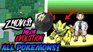 POKEMON GBA ROM HACK WITH ALL POKEMONS, MEGA EVOLUTION, Z MOVES & MANY  MORE!! (Gameplay) - YouTube